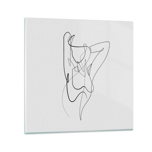 Schilderen op glas - Zoals je echt bent… - 40x40 cm