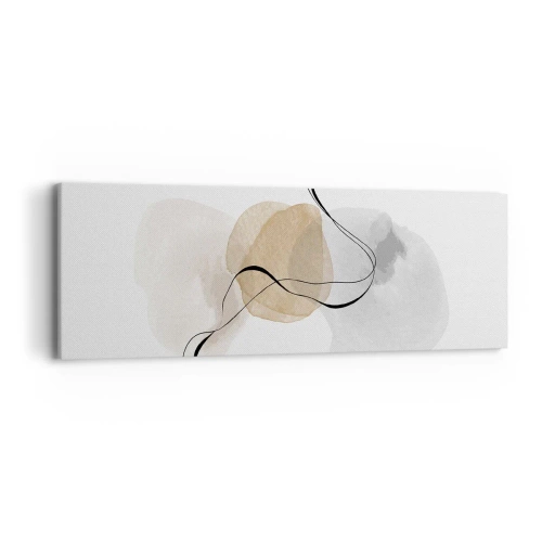 Schilderen op canvas - Lucht kralen - 90x30 cm