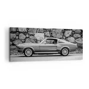 Schilderen op canvas - De legende van de jaren 60 - 100x40 cm