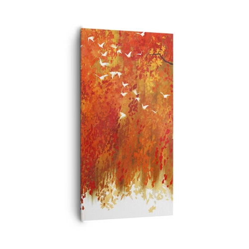 Schilderen op canvas - Zal hij met hen vliegen? - 65x120 cm