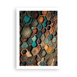 Poster - Arabische ornamenten – variatie - 50x70 cm