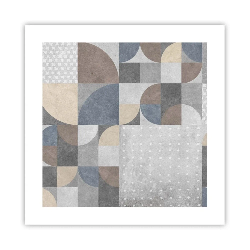 Poster - Keramische fantasie - 40x40 cm