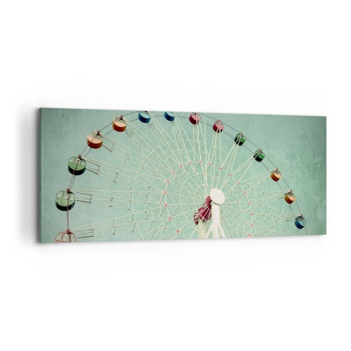 Schilderen op canvas - Wij nodigen u uit om plezier te hebben - 120x50 cm