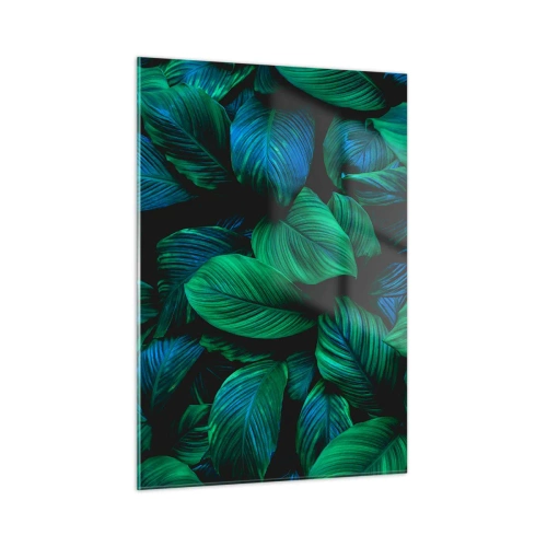 Schilderen op glas - In de groene menigte - 50x70 cm