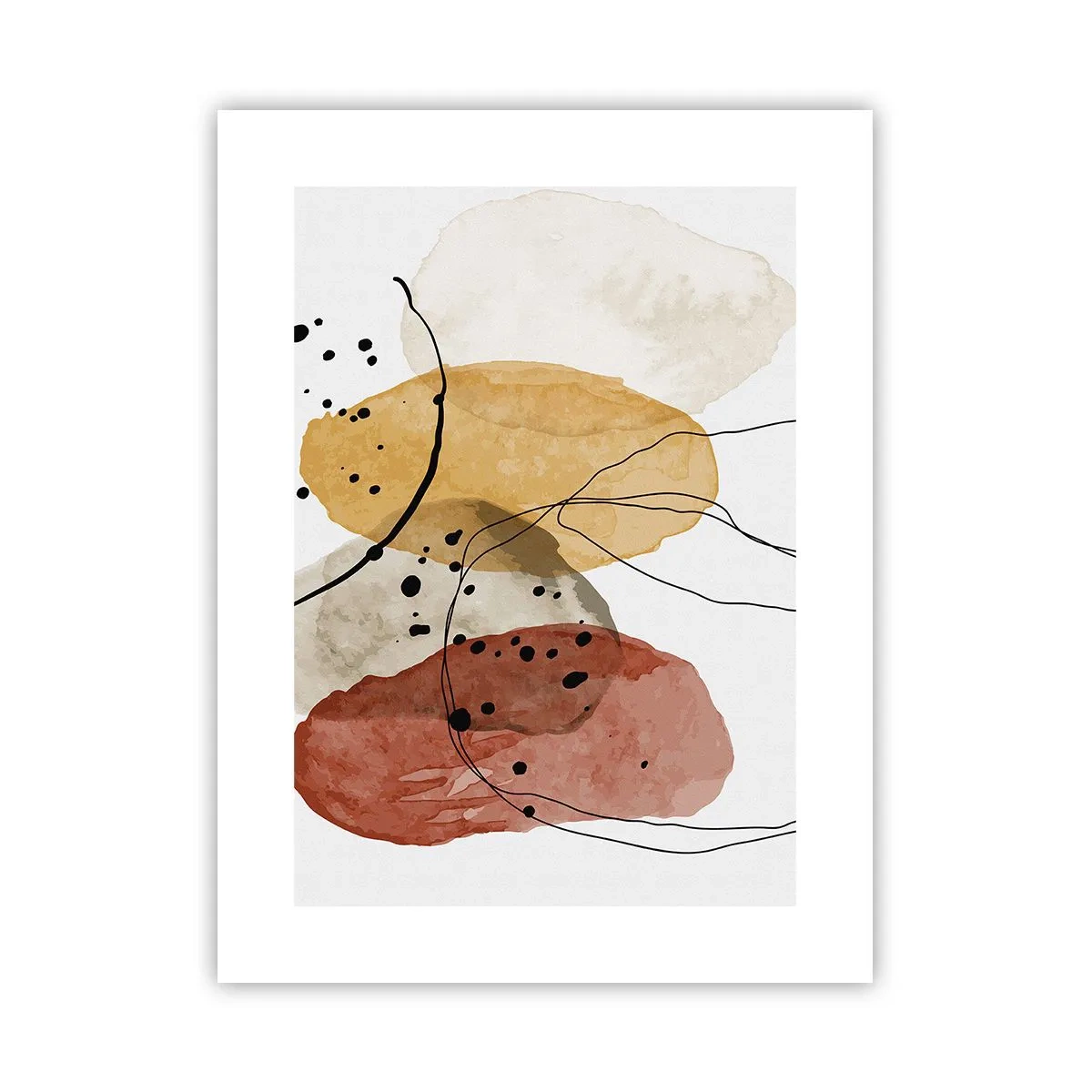 Poster - Als lichte, transparante lucht - 30x40 cm
