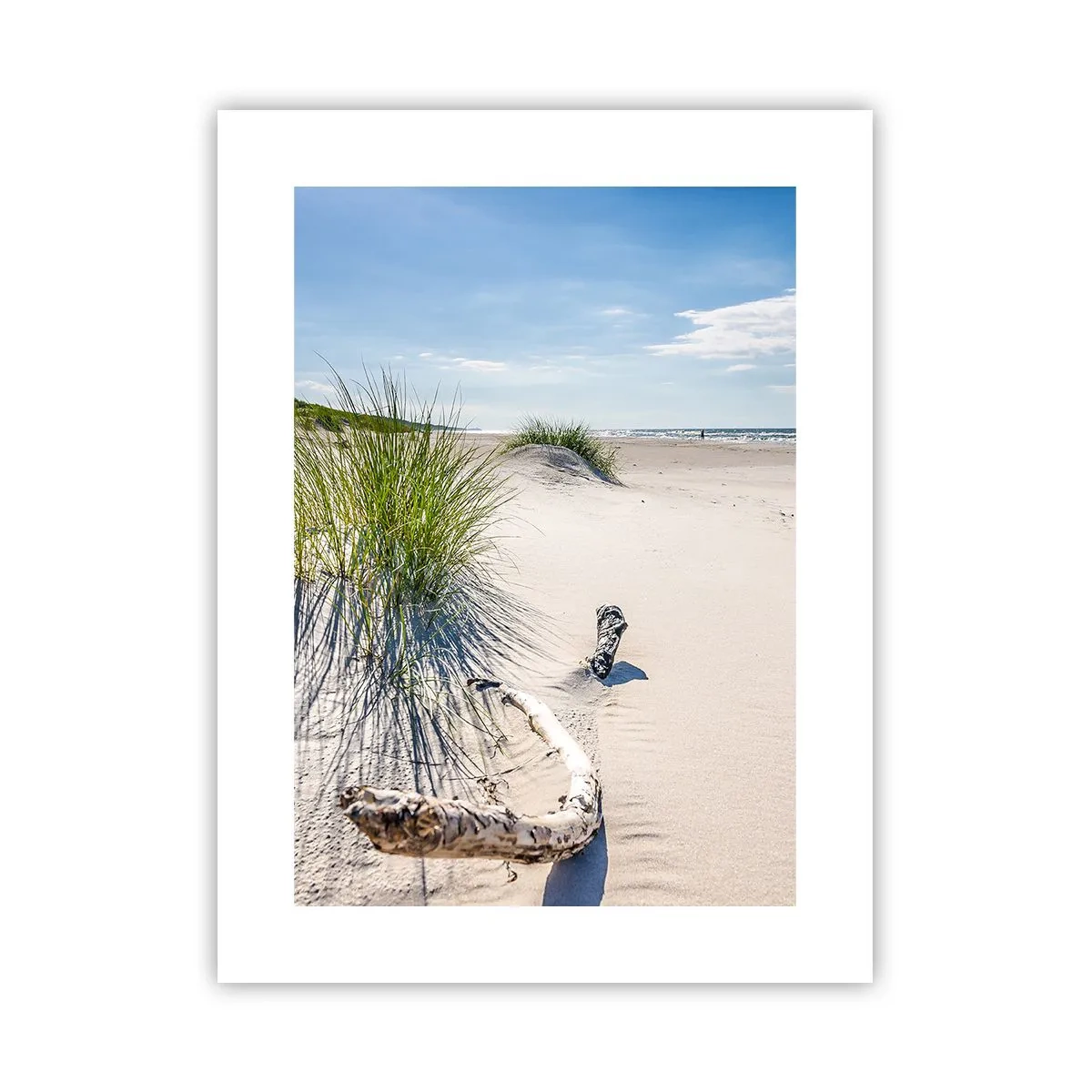 Poster - De mooiste zandstrand? Oostzee-strand - 30x40 cm