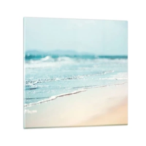 Schilderen op glas - Warmte en geluid - 70x70 cm