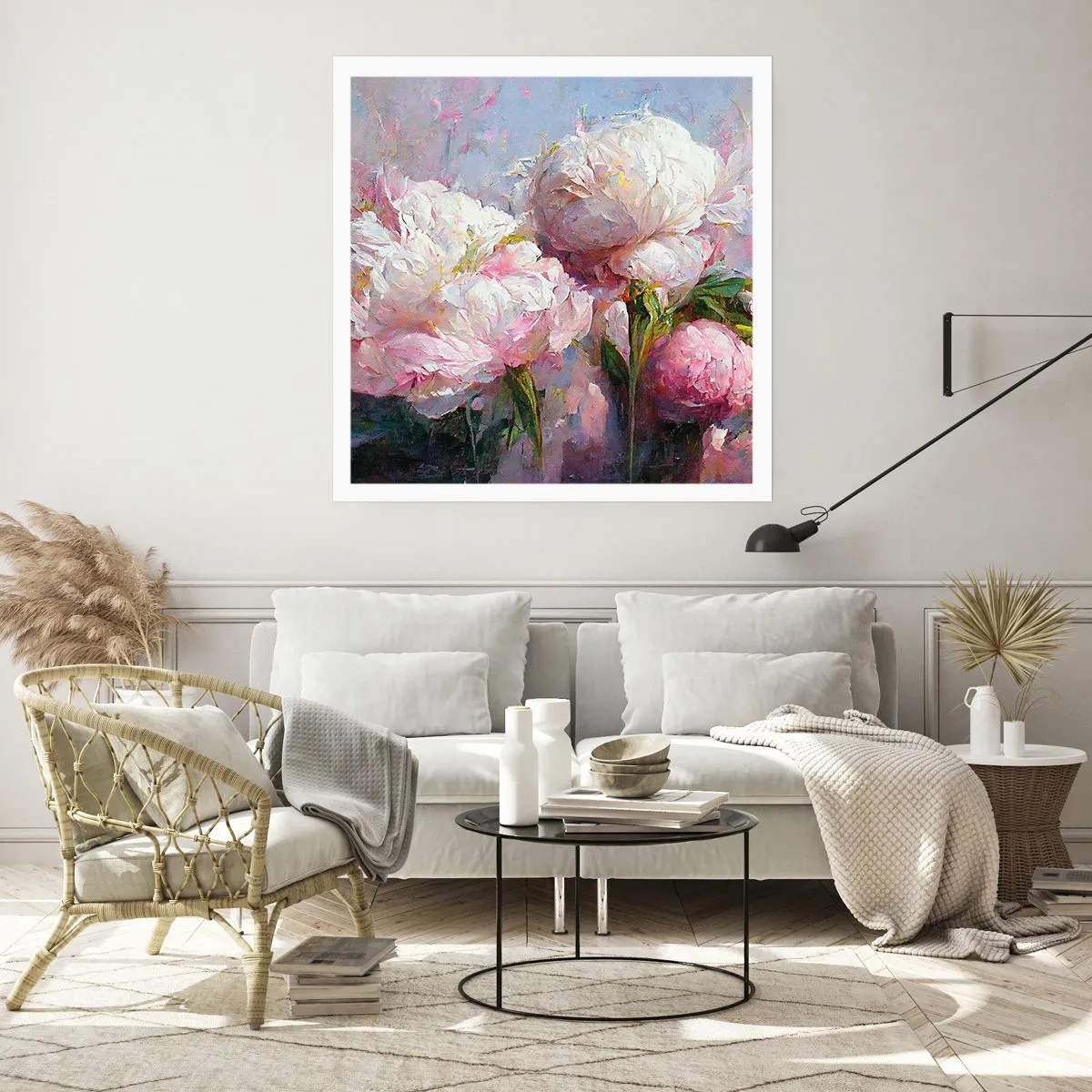 Poster - Een boeket vol leven - 60x60 cm