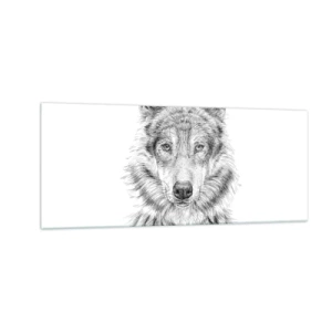 Schilderen op glas - Een geboren leider - 100x40 cm