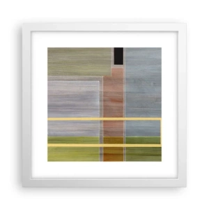 Poster in een witte lijst - Eenvoudig en rustig - 30x30 cm
