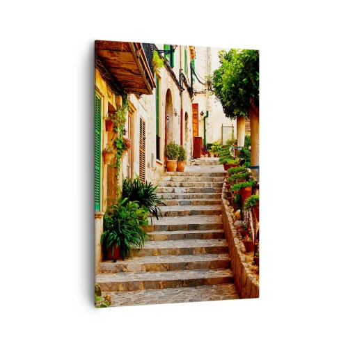 Schilderen op canvas - De charme van een Spaanse vakantie - 70x100 cm