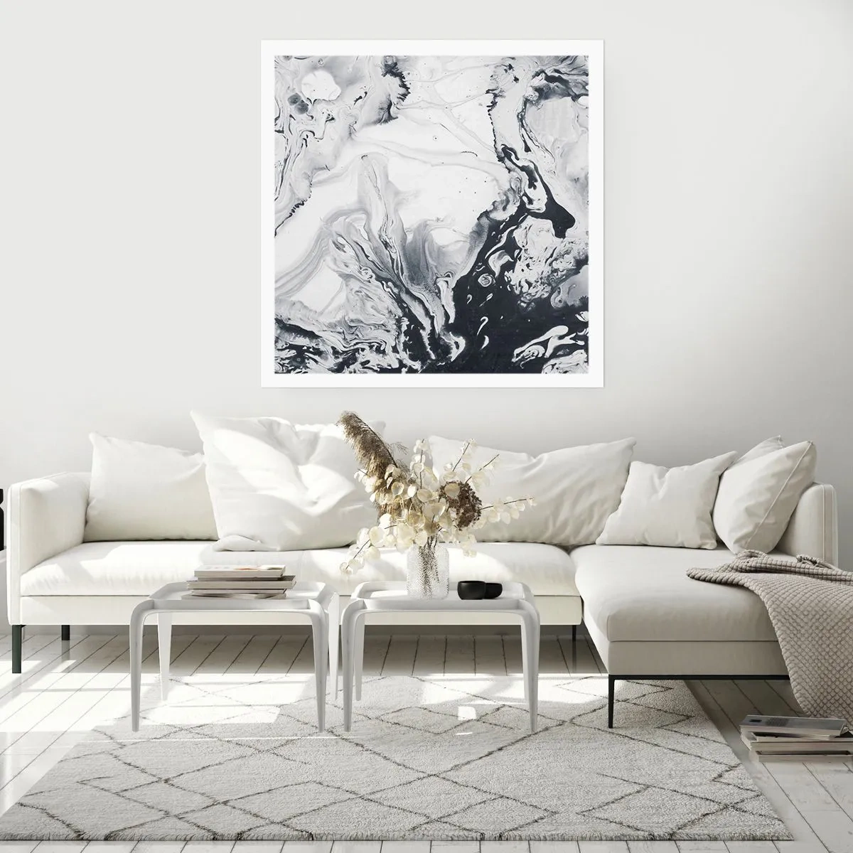 Poster - Het binnenste van de aarde - 60x60 cm