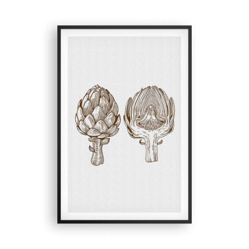 Poster in een zwarte lijst - Anatomieles - 61x91 cm