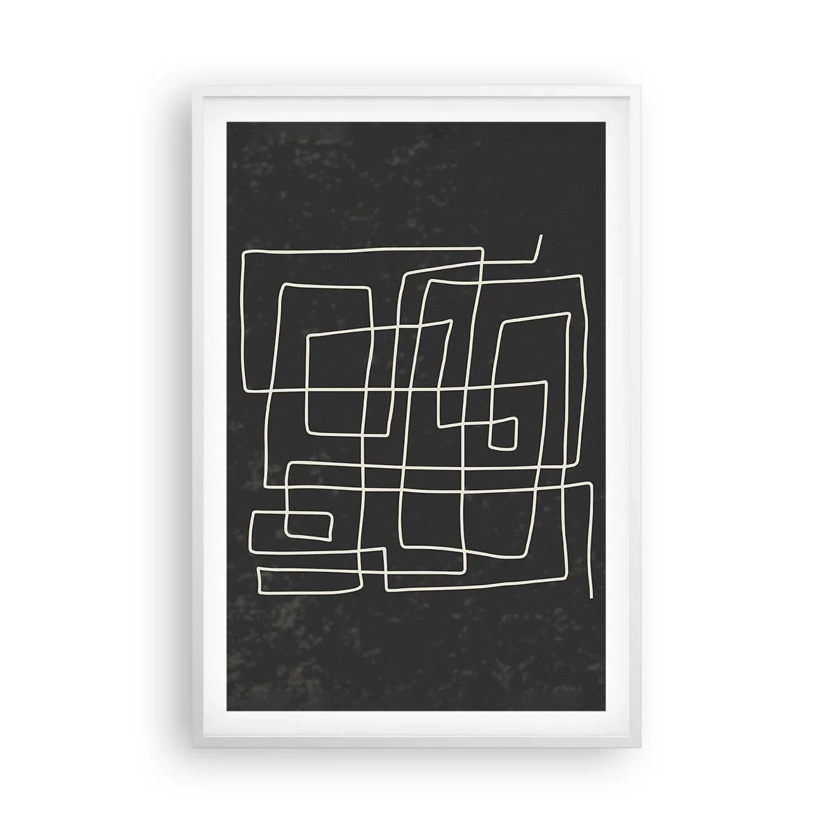 Poster in een witte lijst - Niet zo eenvoudig - 61x91 cm