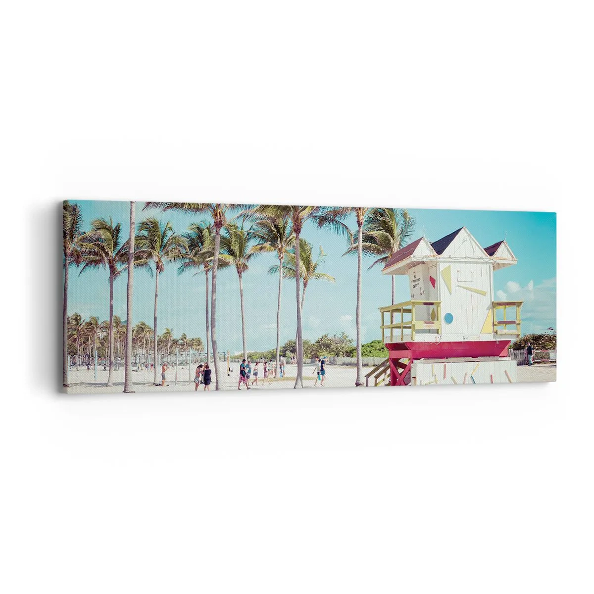 Schilderen op canvas - Je hebt een mooie dag voor de boeg - 90x30 cm