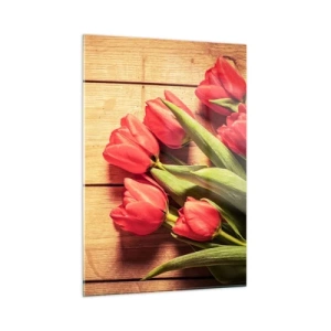Schilderen op glas - Lente bekentenis - 50x70 cm