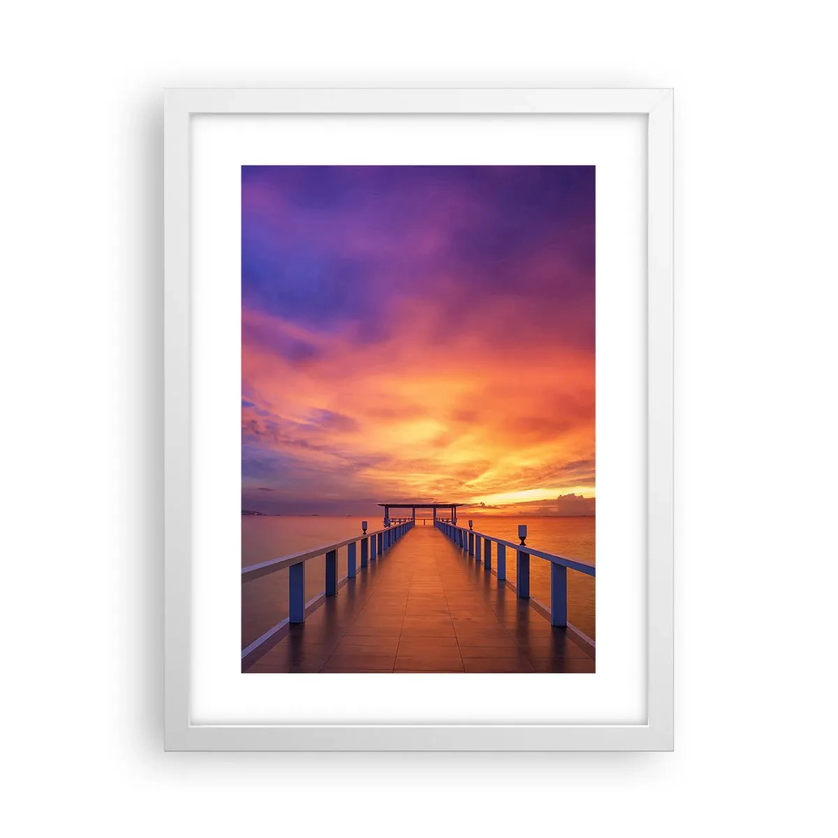 Poster in een witte lijst - Zonder einde - 30x40 cm