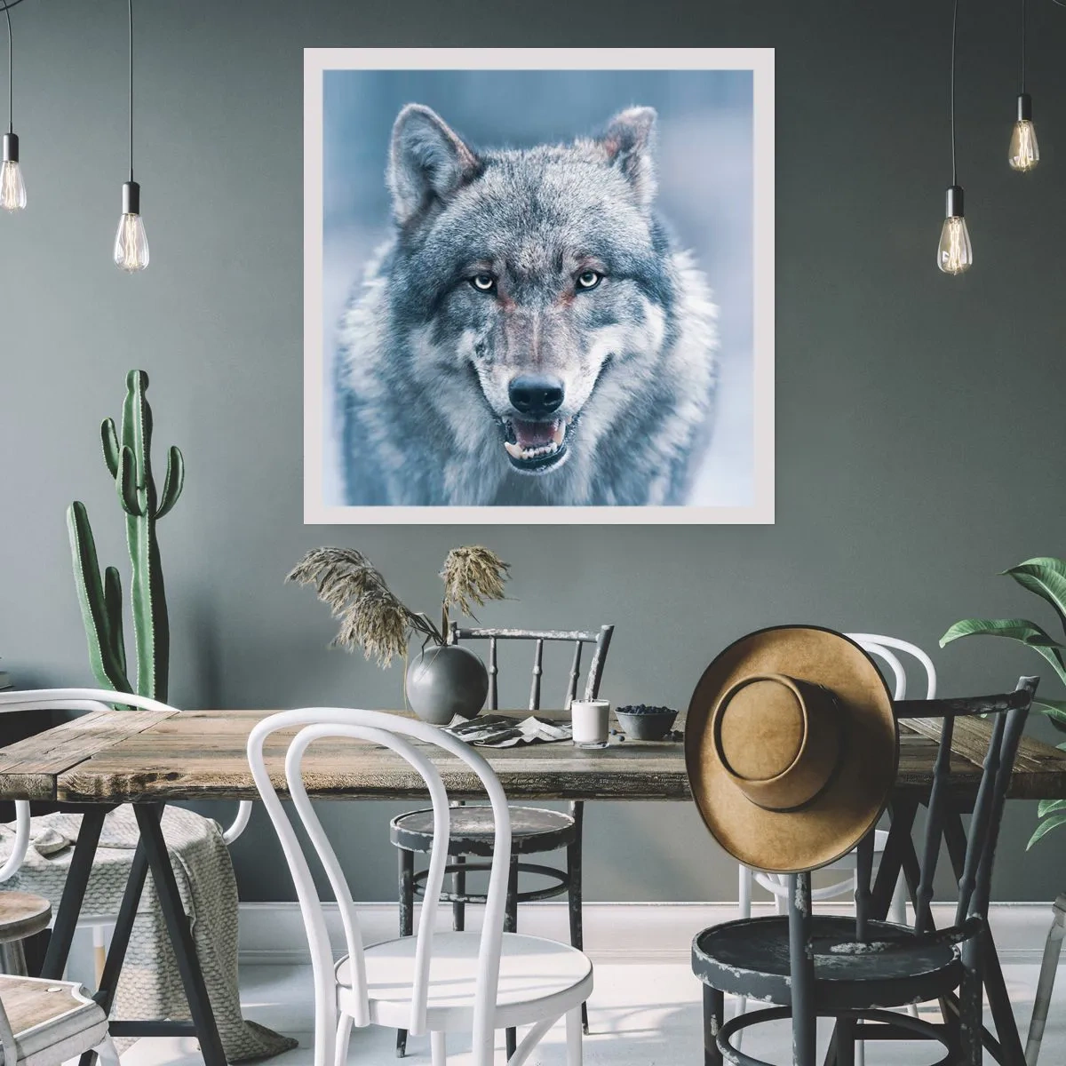 Poster - Ga jij de uitdaging aan? - 40x40 cm