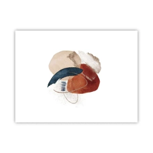 Poster - Ovale compositie - 40x30 cm