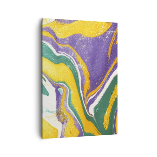 Schilderen op canvas - Kleur golven - 50x70 cm