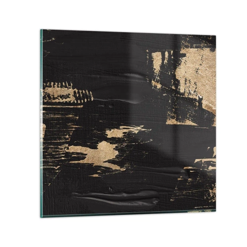 Schilderen op glas - Spoor van aanraking - 60x60 cm