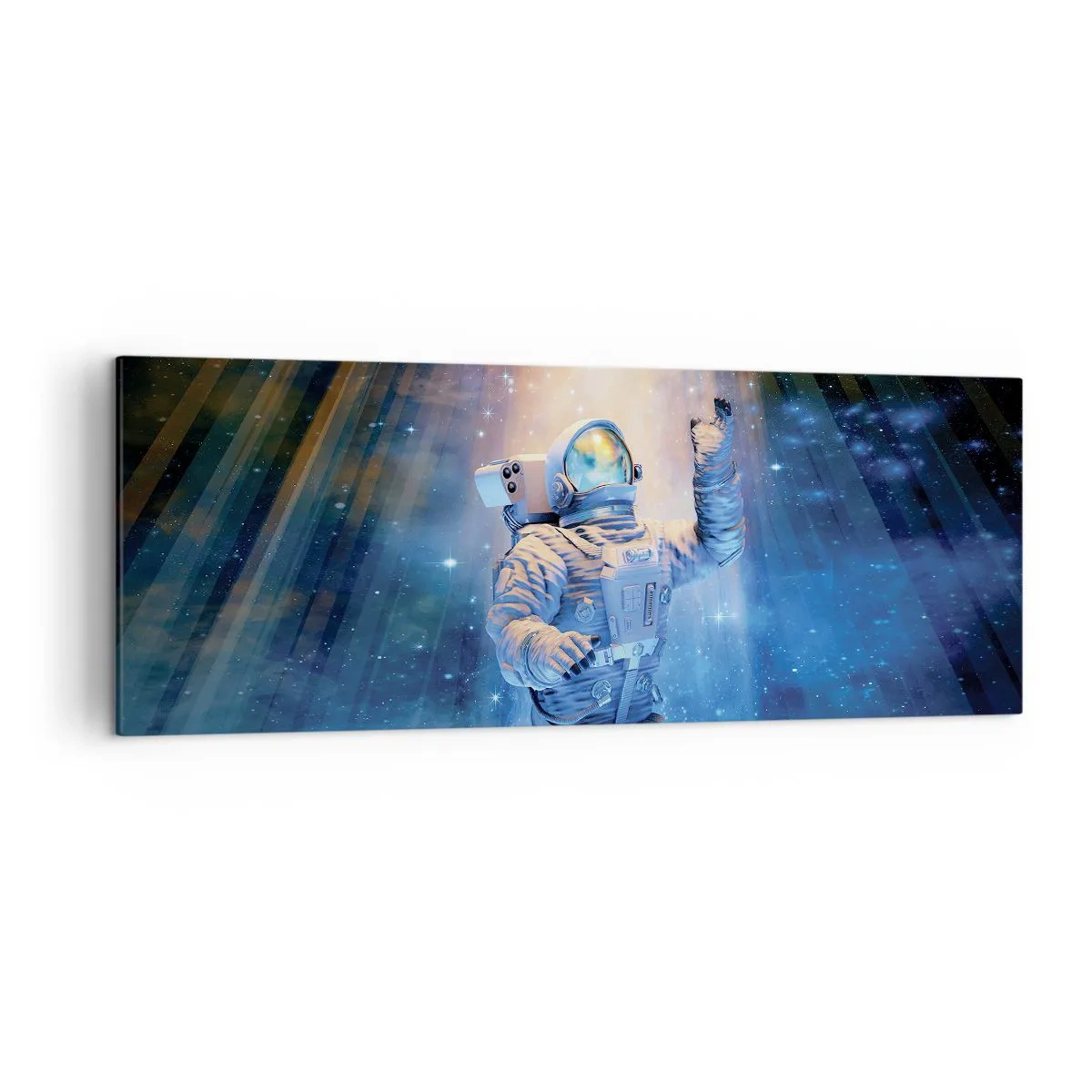 Schilderen op canvas - Eindelijk aan het einde - 140x50 cm