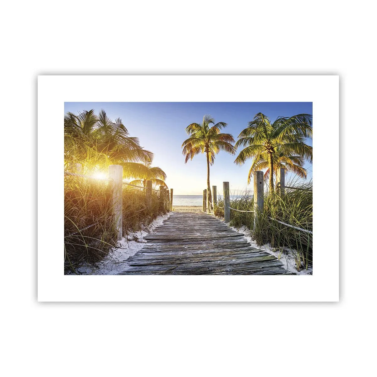 Poster - Rechtstreeks naar het paradijs - 40x30 cm