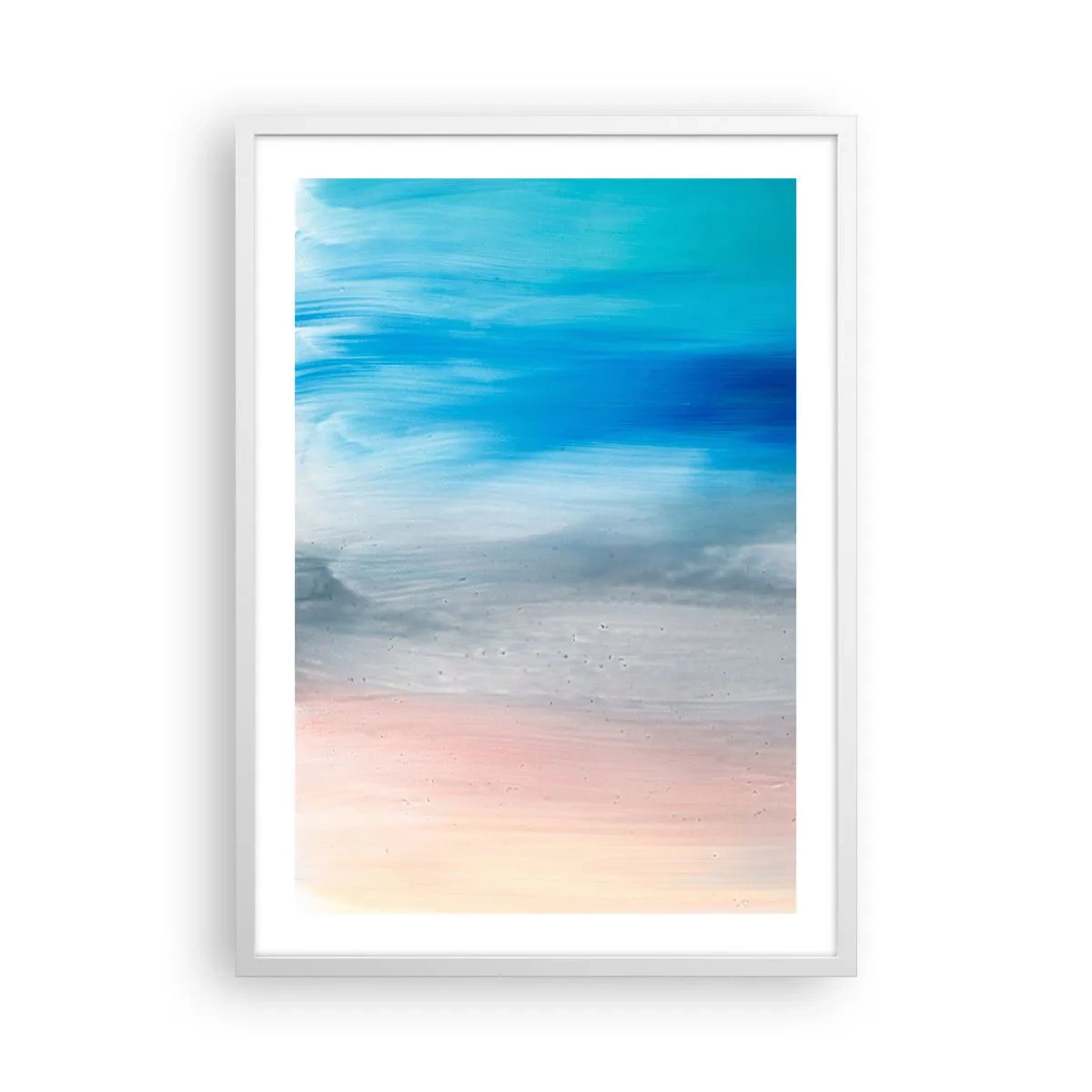 Poster in een witte lijst - Elementen: lucht - 50x70 cm