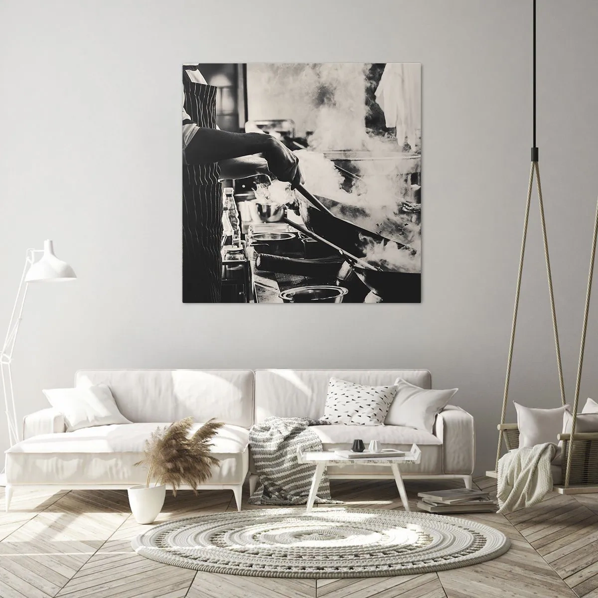 Schilderen op canvas - Alchemie van smaken - 70x70 cm