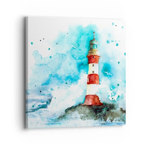 Schilderen op canvas - Eenheid van de elementen - 30x30 cm