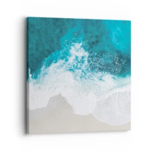 Schilderen op canvas - Natuurlijke streling - 30x30 cm