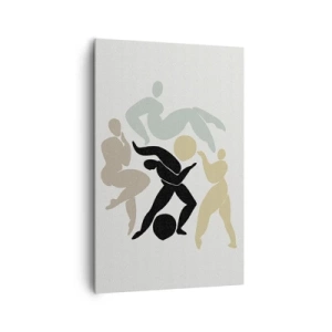 Schilderen op canvas - Beweging voor gezondheid en schoonheid - 80x120 cm