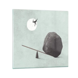 Schilderen op glas - Vervulde dromen - 60x60 cm