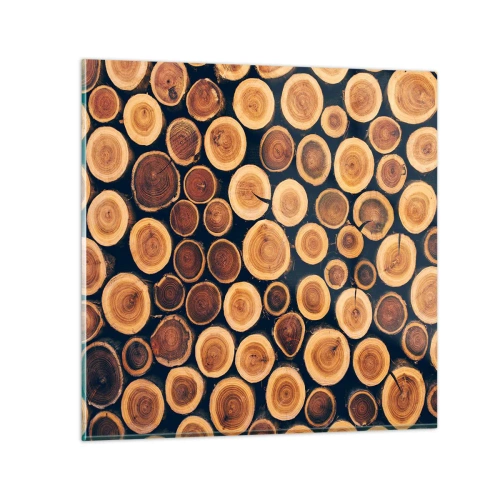 Schilderen op glas - Hoe oud zie ik eruit? - 30x30 cm