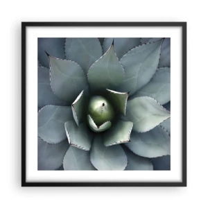 Poster in een zwarte lijst - Het trekt aan en waarschuwt - 50x50 cm