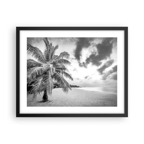 Poster in een zwarte lijst - Wanneer je verlangt naar eenzaamheid... - 50x40 cm