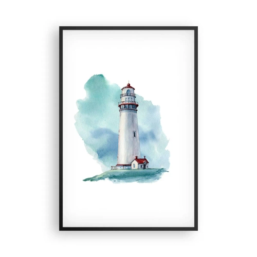 Poster in een zwarte lijst - Blue's zachtaardige zus - 61x91 cm