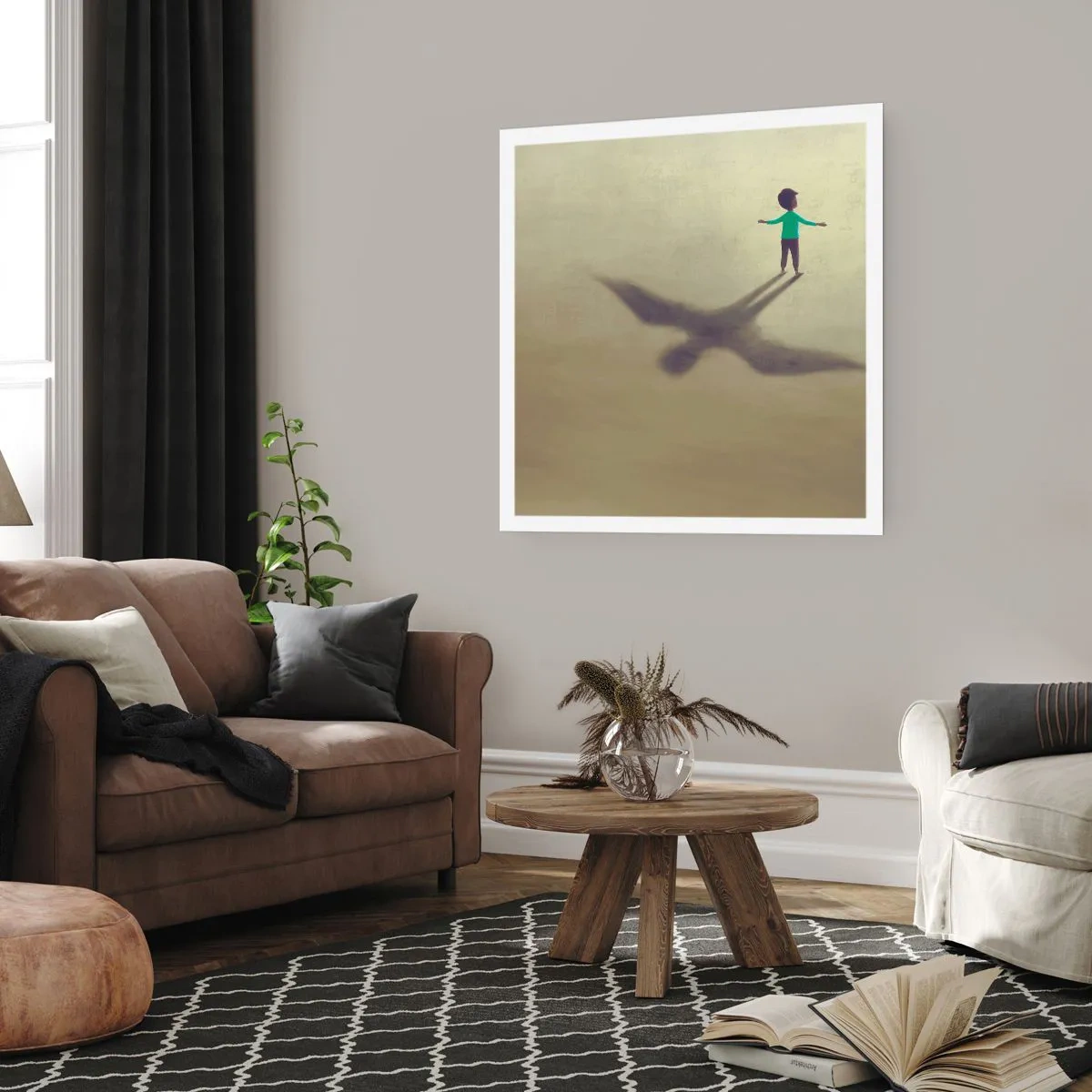 Poster - De held van de toekomst - 40x40 cm