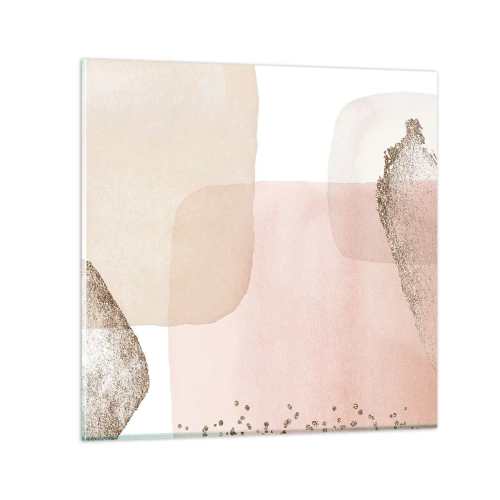 Schilderen op glas - Een blik door kleur - 30x30 cm