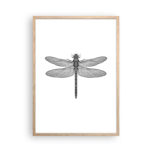 Een poster in een licht eiken lijst - Precisie van de natuur - 50x70 cm