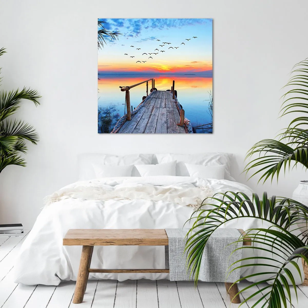 Schilderen op canvas - Het is tijd om terug te gaan... - 30x30 cm