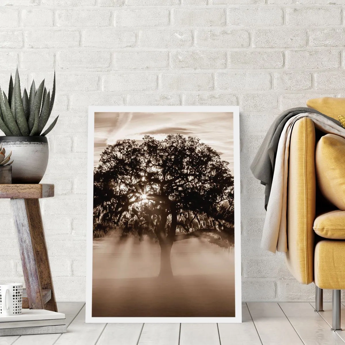 Poster - Boom van goede kennis alleen - 40x50 cm