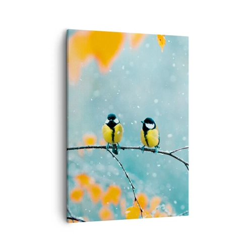 Schilderen op canvas - Vogelroddel - 50x70 cm