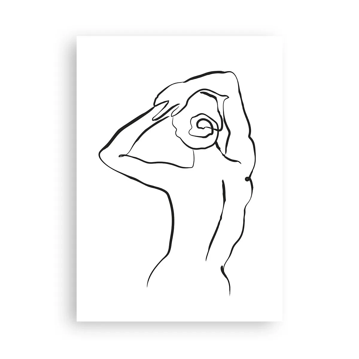 Poster - Naakt in de ochtend - 50x70 cm