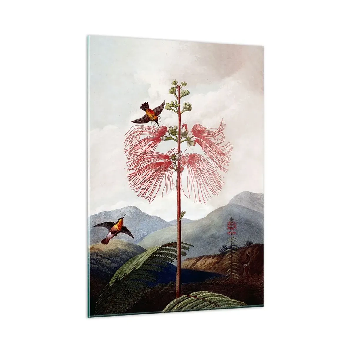 Schilderen op glas - In een tropisch paradijs - 50x70 cm