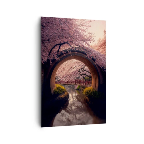 Schilderen op canvas - Japanse lente - 80x120 cm