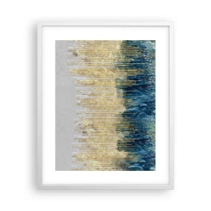 Poster in een witte lijst - Vergulde grens - 40x50 cm