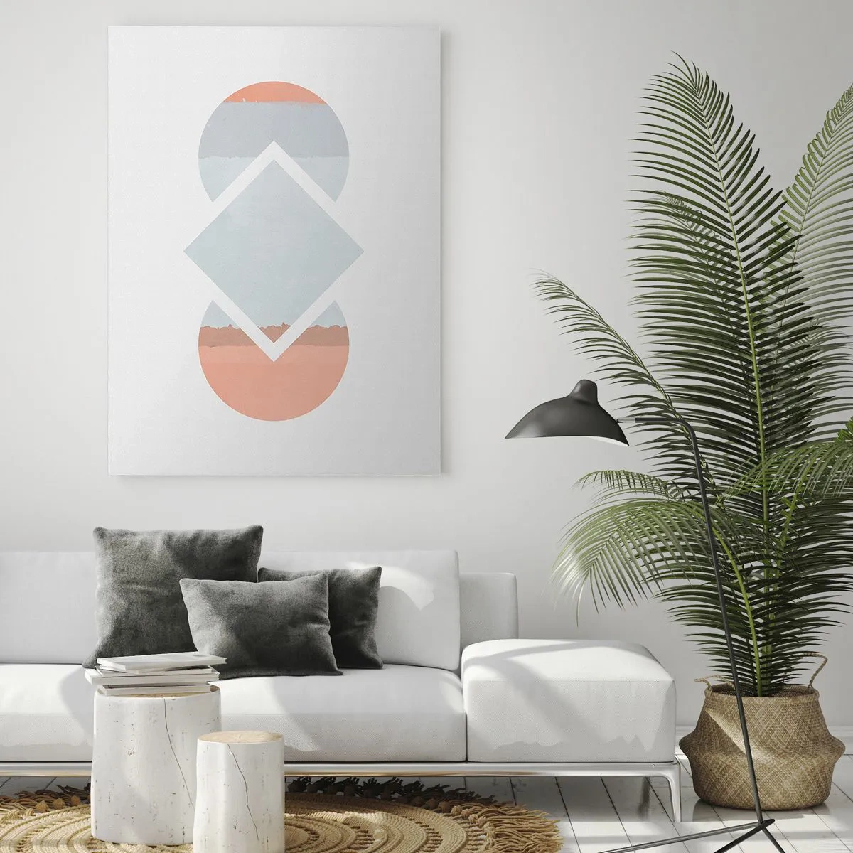 Schilderen op glas - De situatie is duidelijk - 70x100 cm