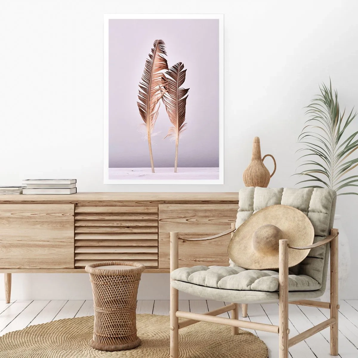 Poster - Tegen het niets - 40x50 cm