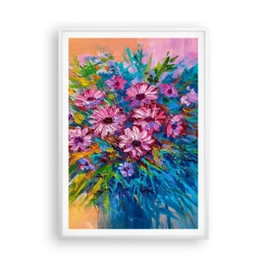 Poster in een witte lijst - Levensenergie - 70x100 cm